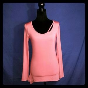 Salmon Pink Bongo Long Sleeve Shirt